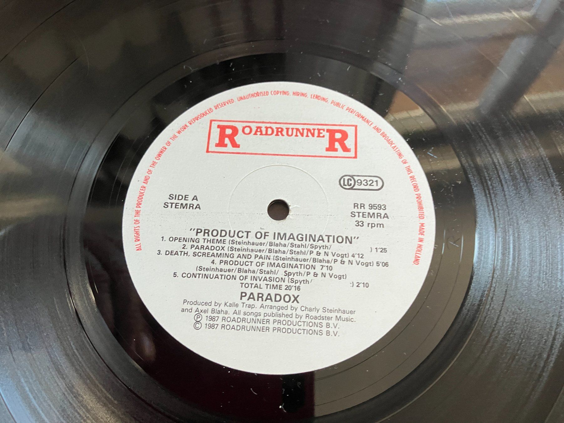 Vinyles: Paradox – D'occasion à Aarwangen par Jukebox3 6