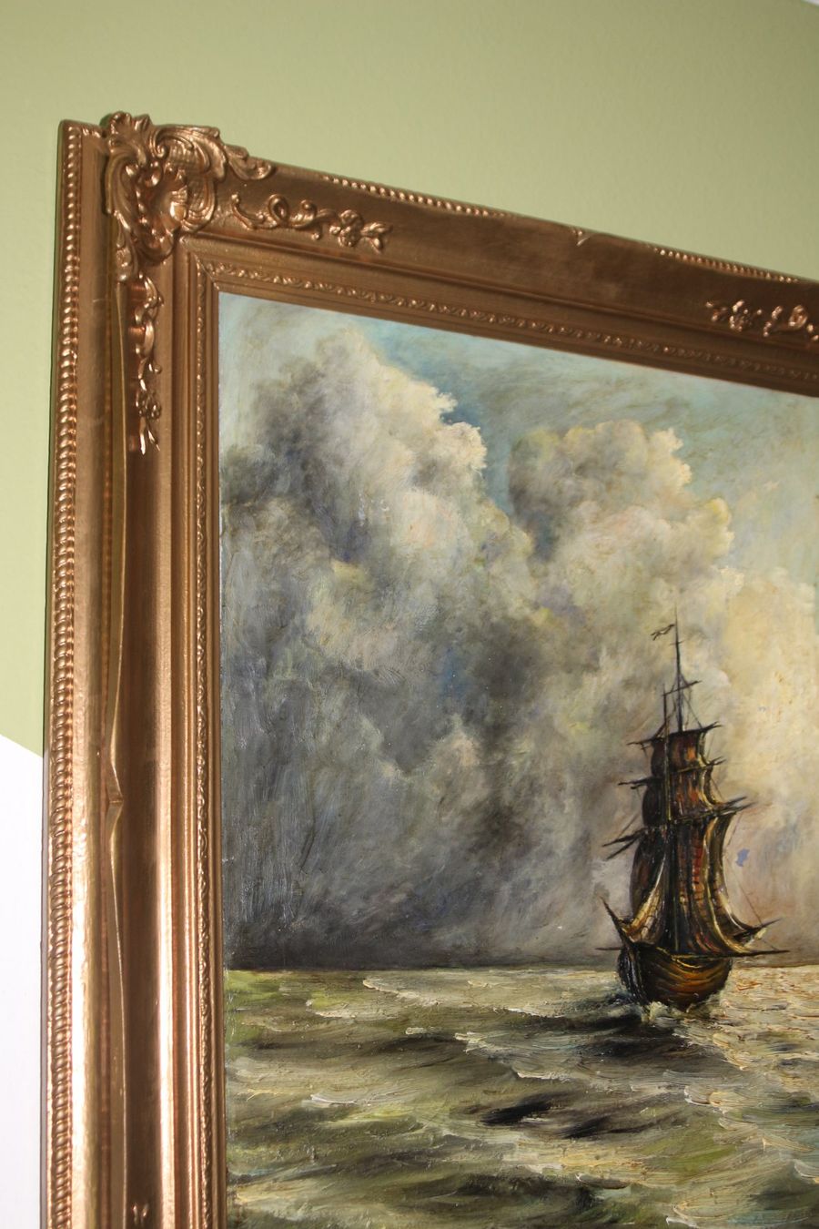 Tableaux: Schiffsbild mit Holzrahmen – D'occasion à Benglen par polli77 5