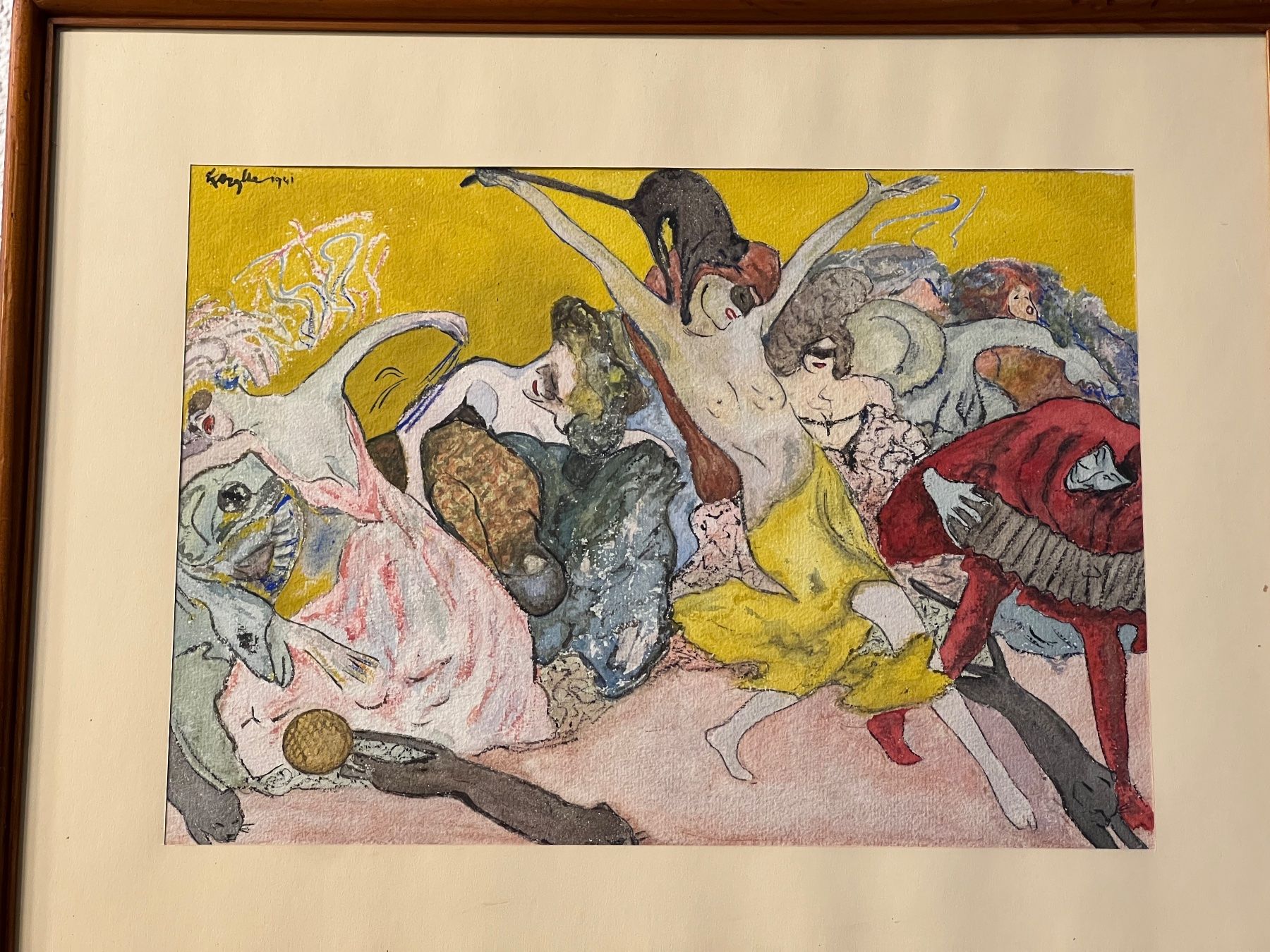 Dipinti: Münchener Illustration von 1941 – Usato da Basel venduto da pmART 6