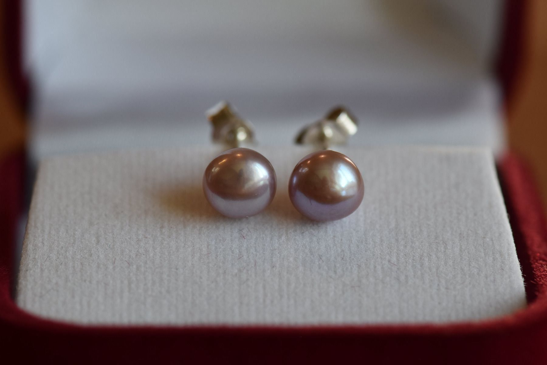 Orecchini pendenti & Orecchini a lobo: Natural Pink Perlen Silver Ohrring – Nuovo (secondo la descrizione) da Bévilard venduto da Yougems 4