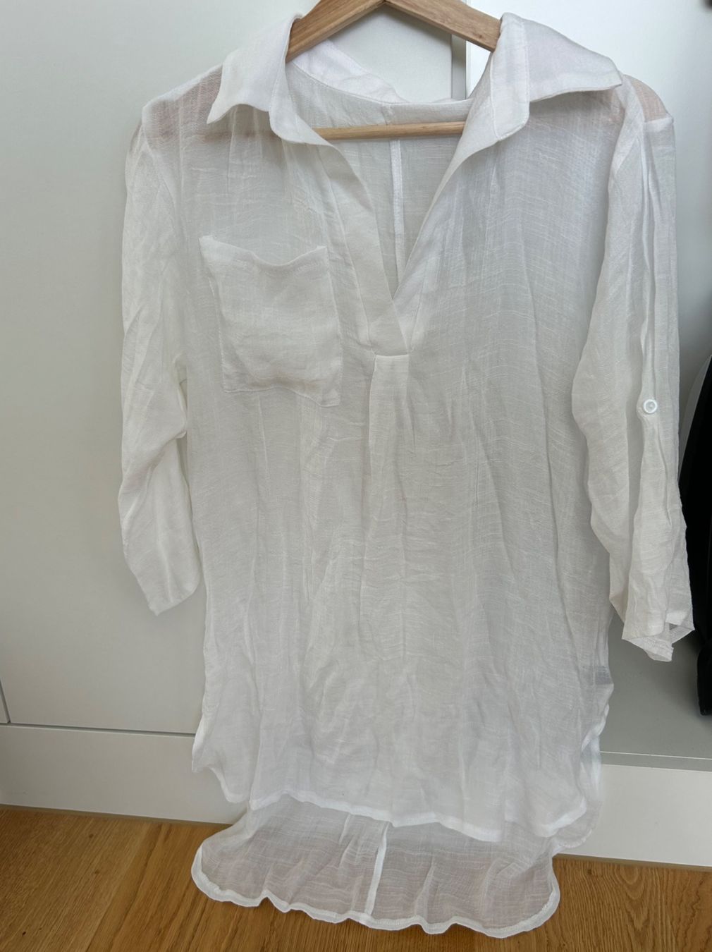 Shein Camicette: Weisse luftige Bluse Gr. 36 – Usato da Altenrhein venduto da _6sbw