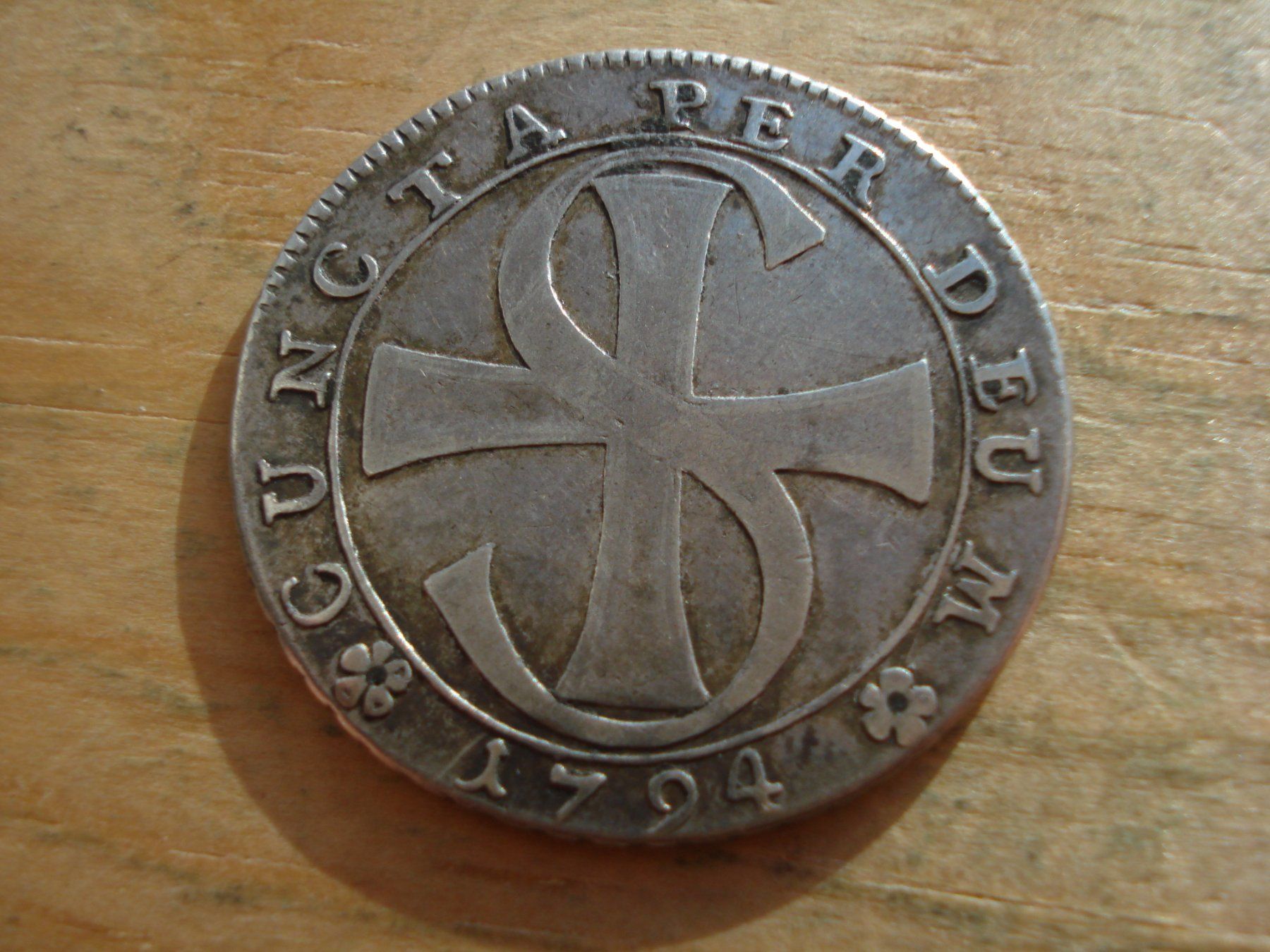 Tutti le monete: (S) Solothurn 20 Kreuzer 1794 – Usato da Erlach venduto da Net-Coins 1