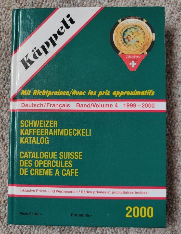 Livres: Schweizer Kaffeerahmdeckeli Katalog – D'occasion à Sigriswil par Ricola1977