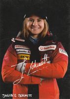 Janine Schmitt / Originalautogramm