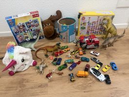 Spielzeug Konvolut Paw Patrol Dinosaurier Autos Puzzle