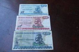 Zimbabwe 2/10/20 dollars