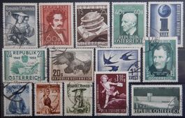 Österreich ex. Kat. 926-1039 gest. 1948/57 Kat. 117 Euro