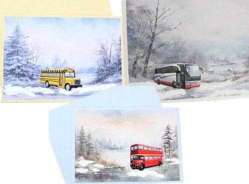 Cartoline: Karte Reisebus A5 – Nuovo (secondo la descrizione) da Schlatt TG venduto da glueckwunschkarte.22