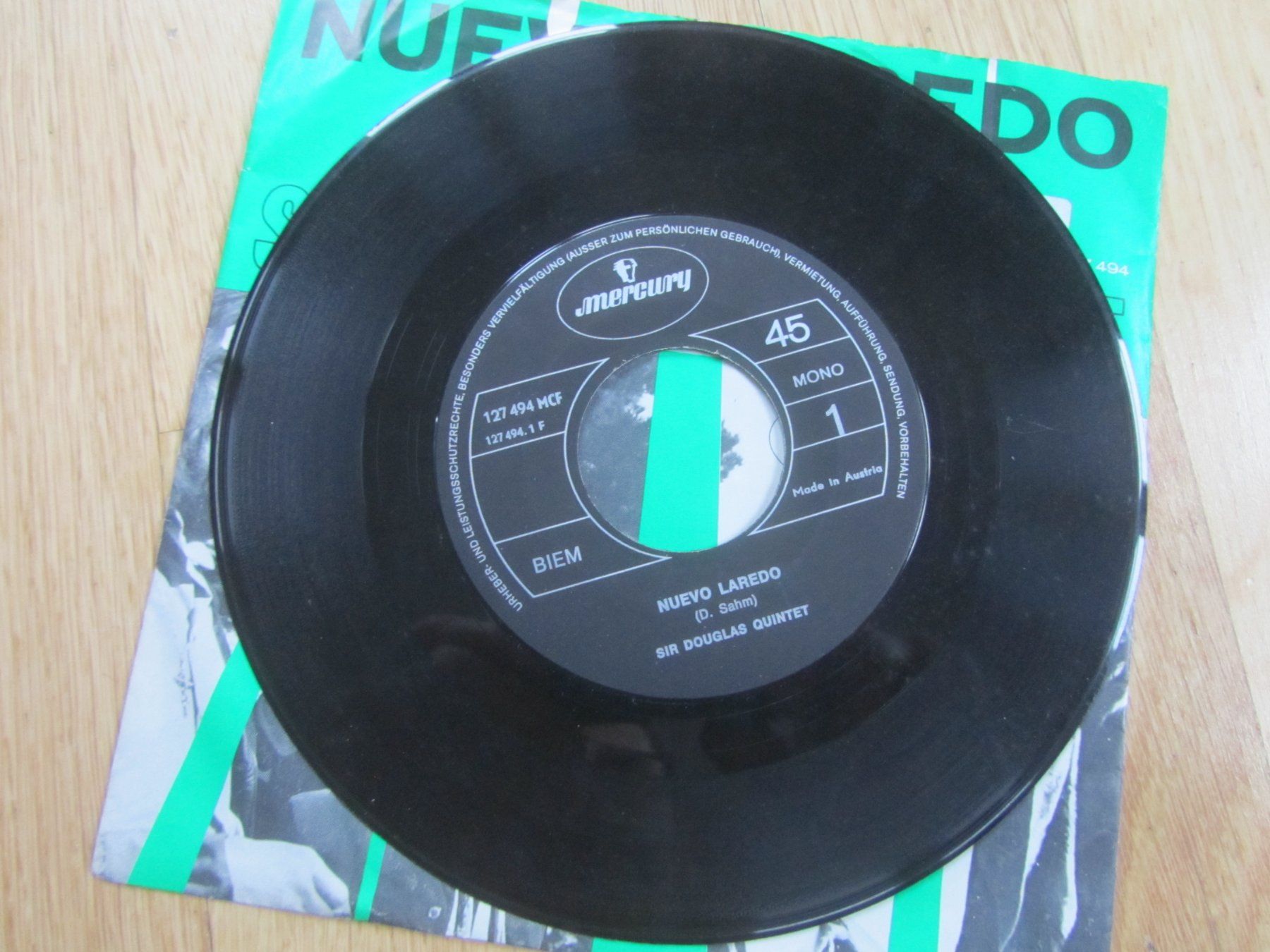Dischi in vinile: Sir Douglas Quintet - Nuevo Laredo - Single – Usato da Seengen venduto da mikelele 1