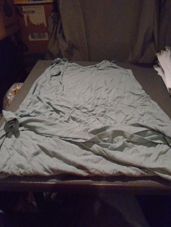 Kleid Grösse S 36/38, Esmara, grau/blau, Träger