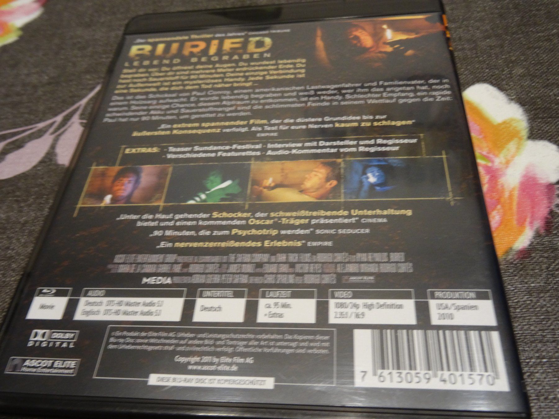 Tutti i DVDs: Buried - Lebend begraben (BLU-RAY) – Usato da Olten venduto da Disc-Verkauf 2