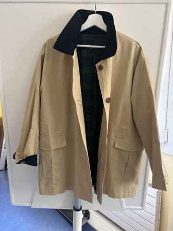 English Style Jacke , beige/kariert, Grösse L, Top Zustand!