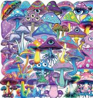 50 Aufkleber Sticker - Fantasy Pilze