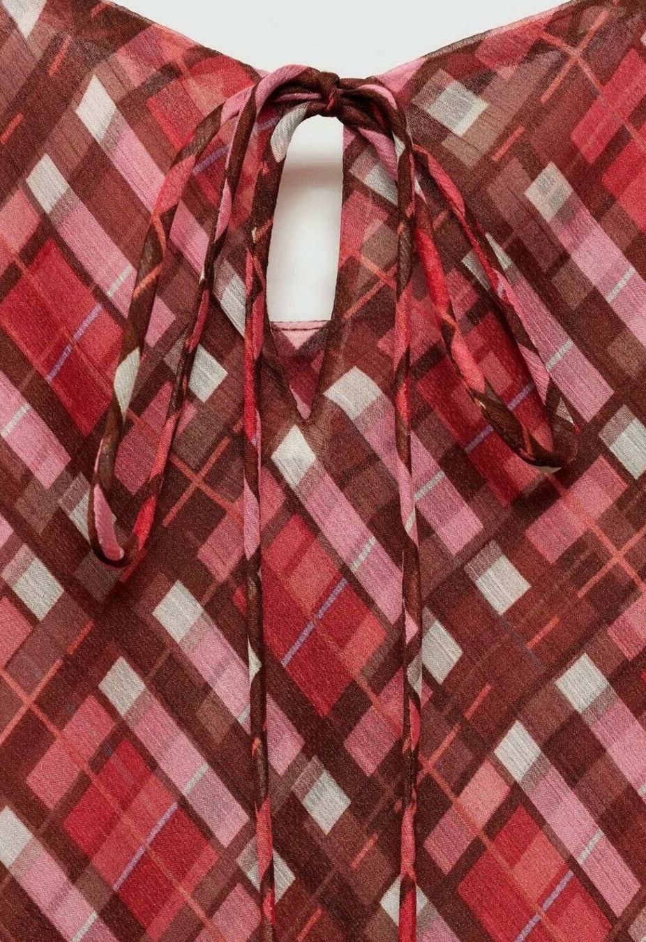 Mango Vestiti: Mango Check Long Day Dress – Usato da Zürich venduto da FT_Zurich 3
