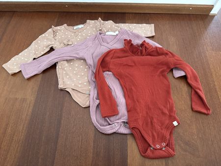 3er Set Langarm-Bodies, Gr. 6-9M/74, Top Zustand
