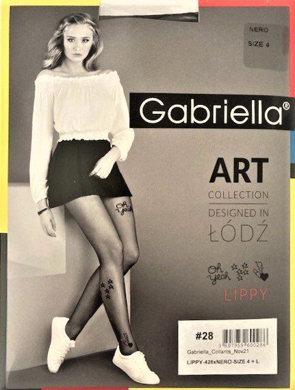 Calze & Collant: Strumpfhose Gabriella Art Lippy – Nuovo e nell'imballaggio originale da Menziken venduto da chianti10