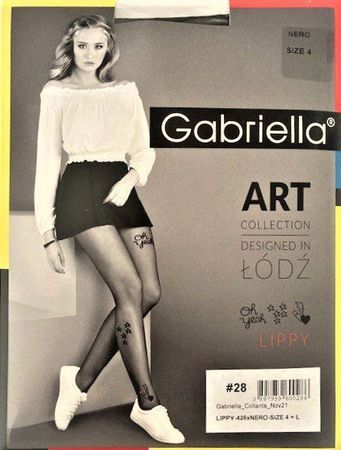 Strumpfhose Gabriella Art Lippy