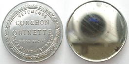 Frankreich - Jetons Werbemarke ca.1930 Alu m. Spiegel 48mm