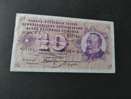 Schweiz 1977, 10 Franken