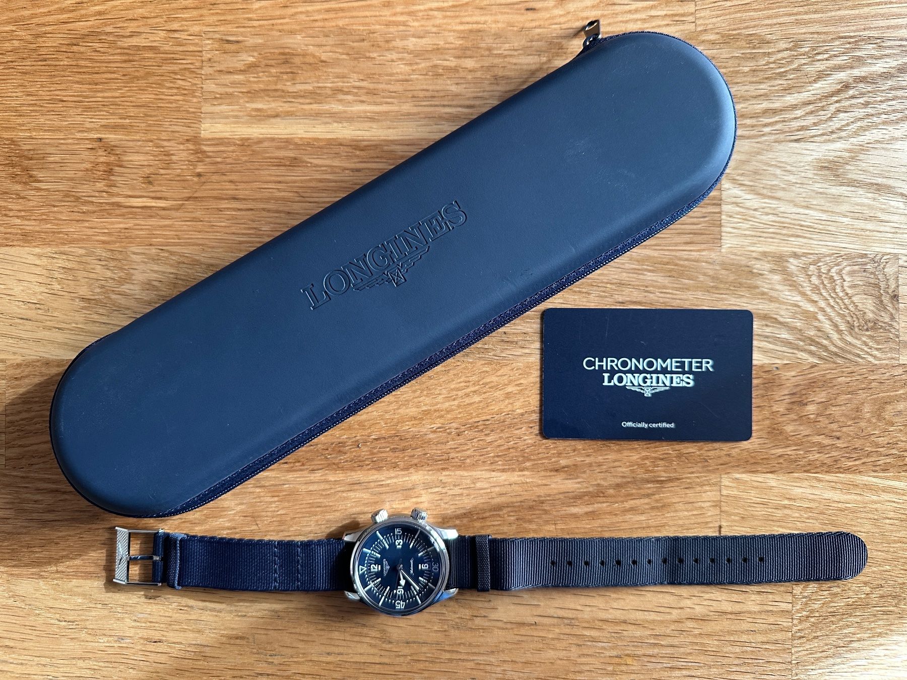 Longines Orologi: Longines Legend Diver 39 L3.764.4.90.2 Full-Set – Nuovo (secondo la descrizione) da Matten b. Interlaken venduto da cour13 9