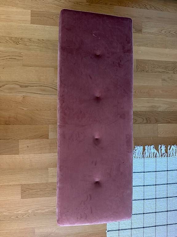 Conforama Panchine: Panca in velluto rosa – Usato da Lugano venduto da lau_s2z6 3