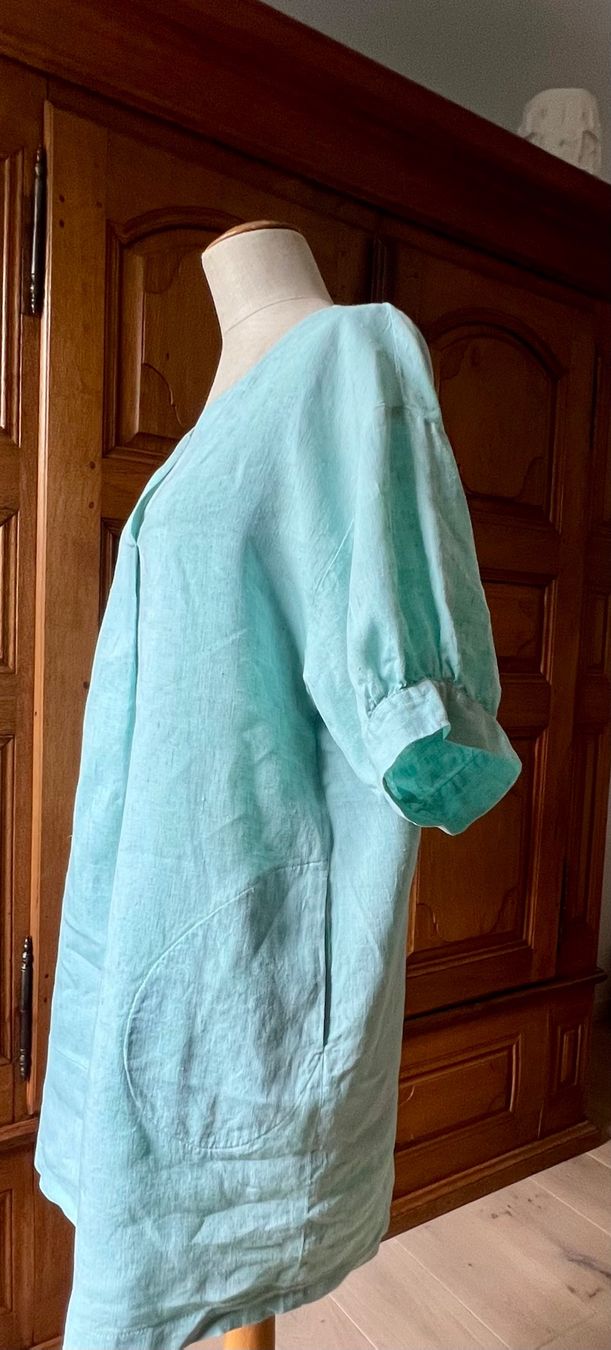 Vestiti: Weites Sommer-Leinenkleid – Usato da Aesch BL venduto da Sam-3
