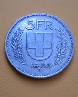 5 FRANKEN 1953 SEHR SCHÖN