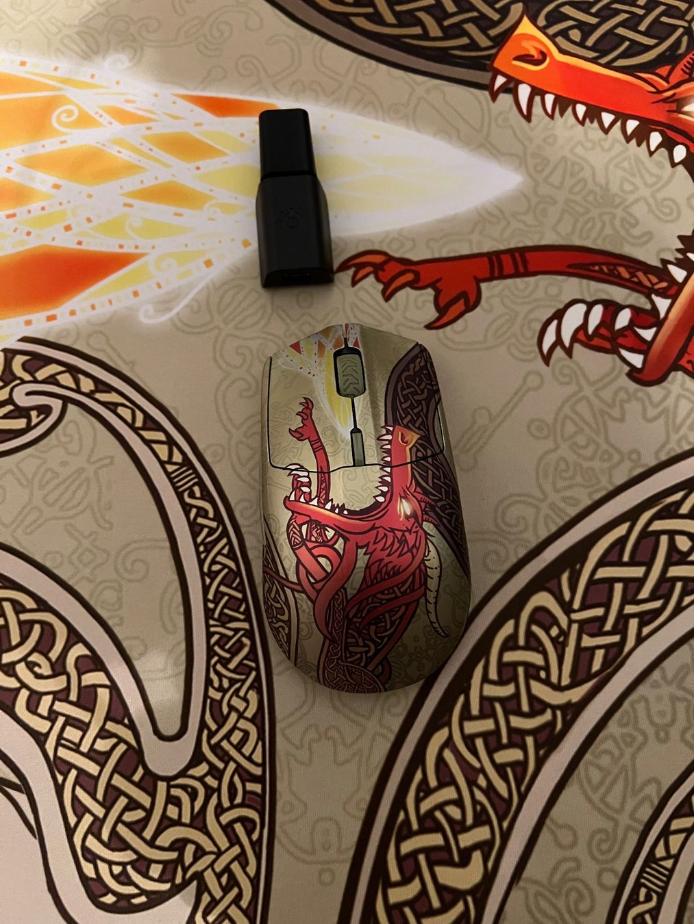 Steelseries Mausmatten: Steelseries Maus + Mauspad Dragon Lore Design Neuwertig! – Neu (gemäss Beschreibung) aus Stäfa von PatrickOO7 2