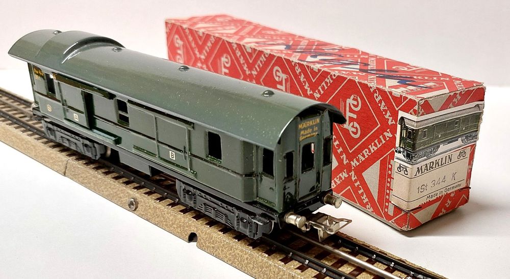 Märklin H0 344J Typ 5 D-Zug Gepäckwagen, Z 1, in OVP, mit kleinen