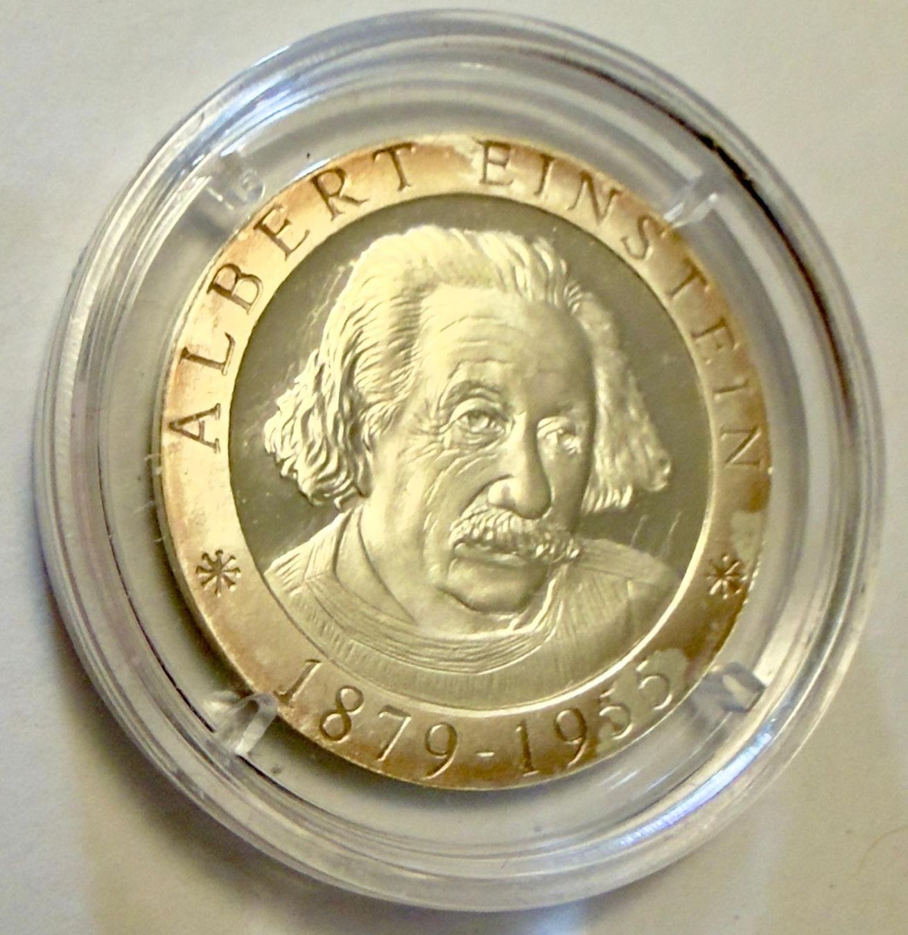 Tutti le monete: Togo 500 Francs 2000 silver Albert Einstein Kat: CHF 41.- – Nuovo (secondo la descrizione) da Zürich venduto da Tasmiyah 2