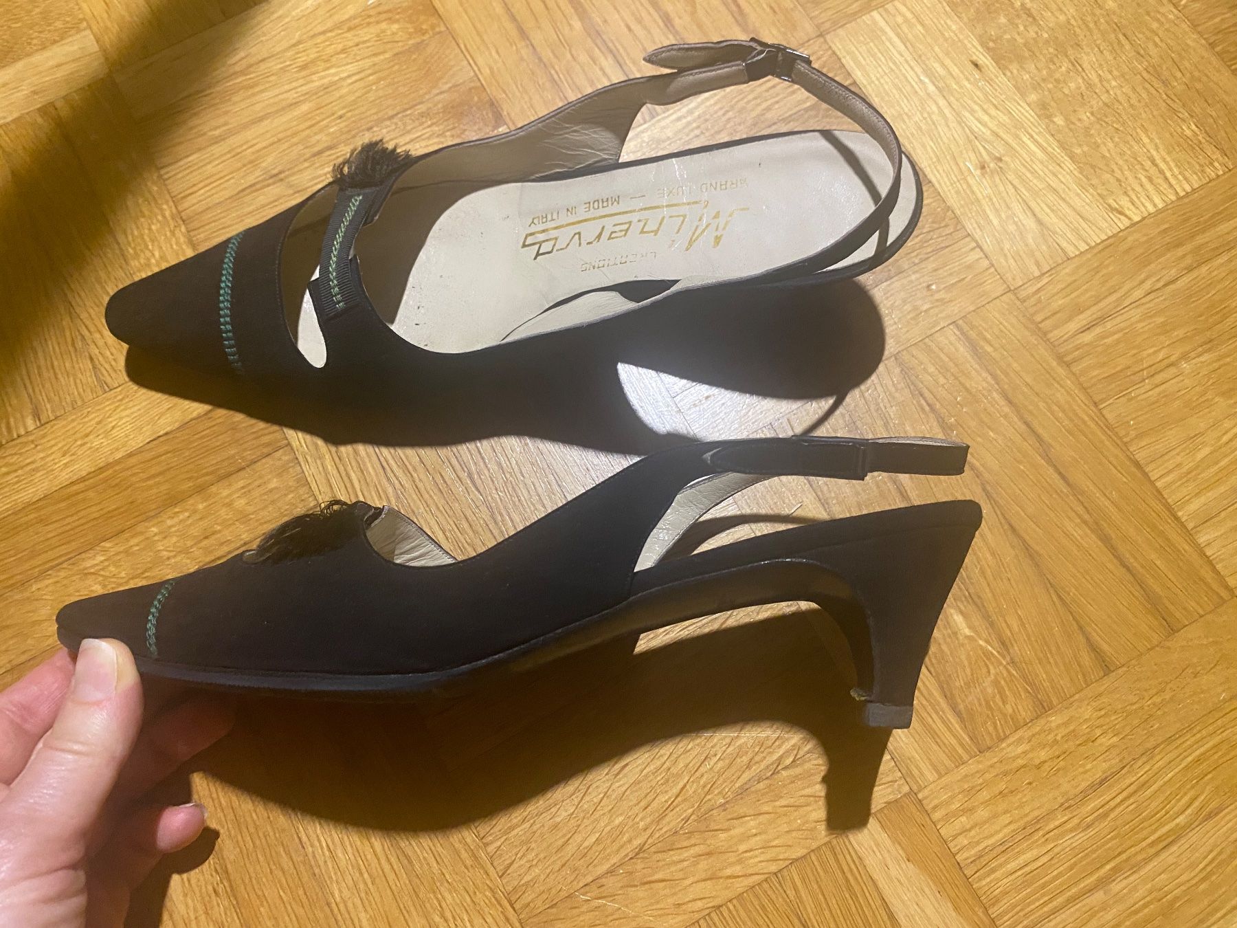 Scarpe da donna: Slingback Schuhe Gr 37.5 vintage – Usato da Zug venduto da estarthyme 2
