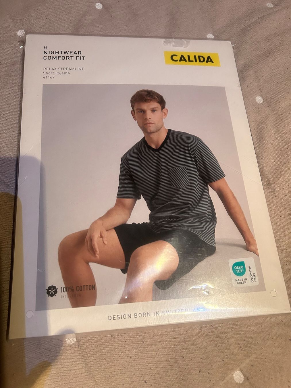 Calida Pyjamas: CALIDA Pyjama kurz Gr. M – Neu und originalverpackt aus Genève von sunandwind