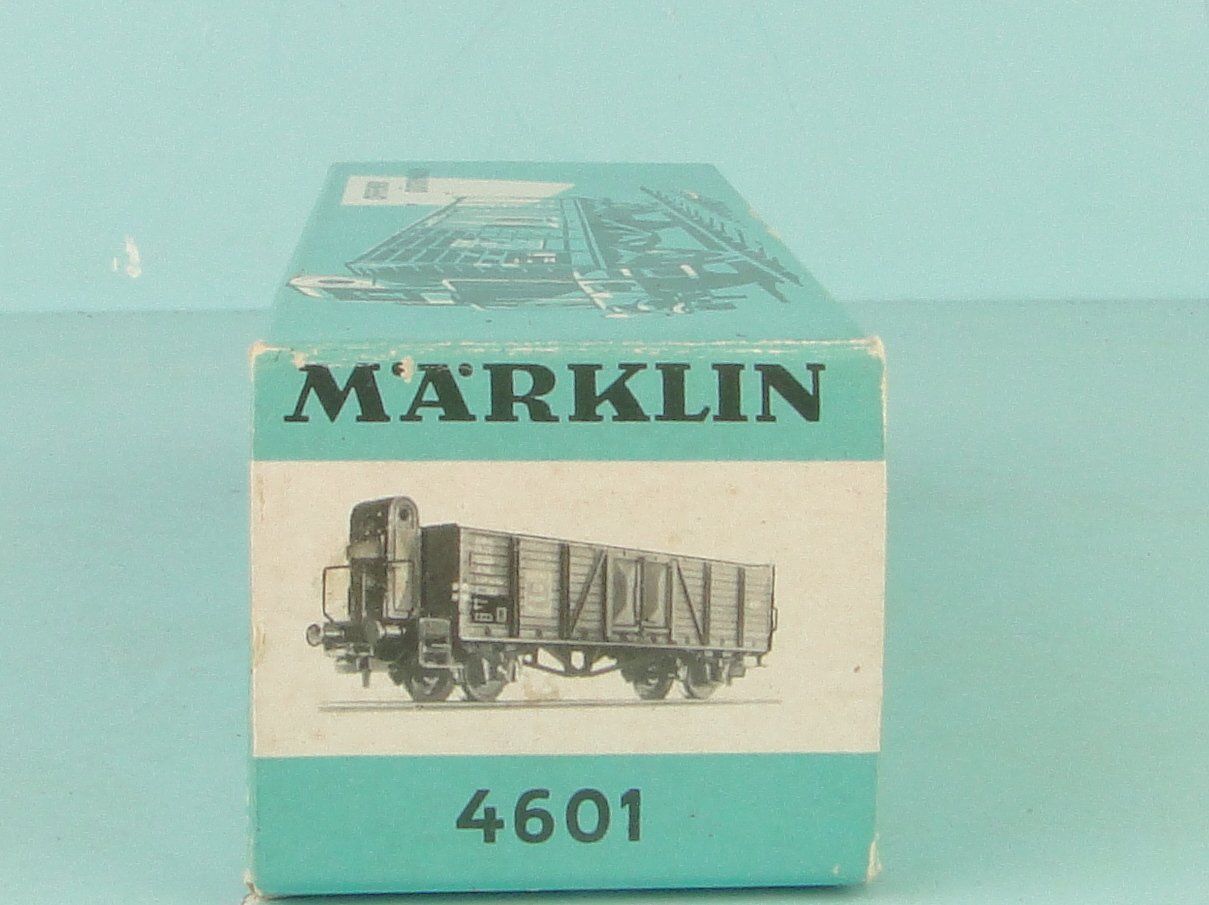 Märklin Modellini di ferrovie: Märklin 4601 Offener Güterwagen – Usato da Bülach venduto da cann11 1
