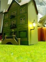 Nostalgie LED-Wandlaterne 1:75