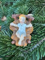 Alte handgemalte Kippenfigur - Jesuskind - Made in Italy