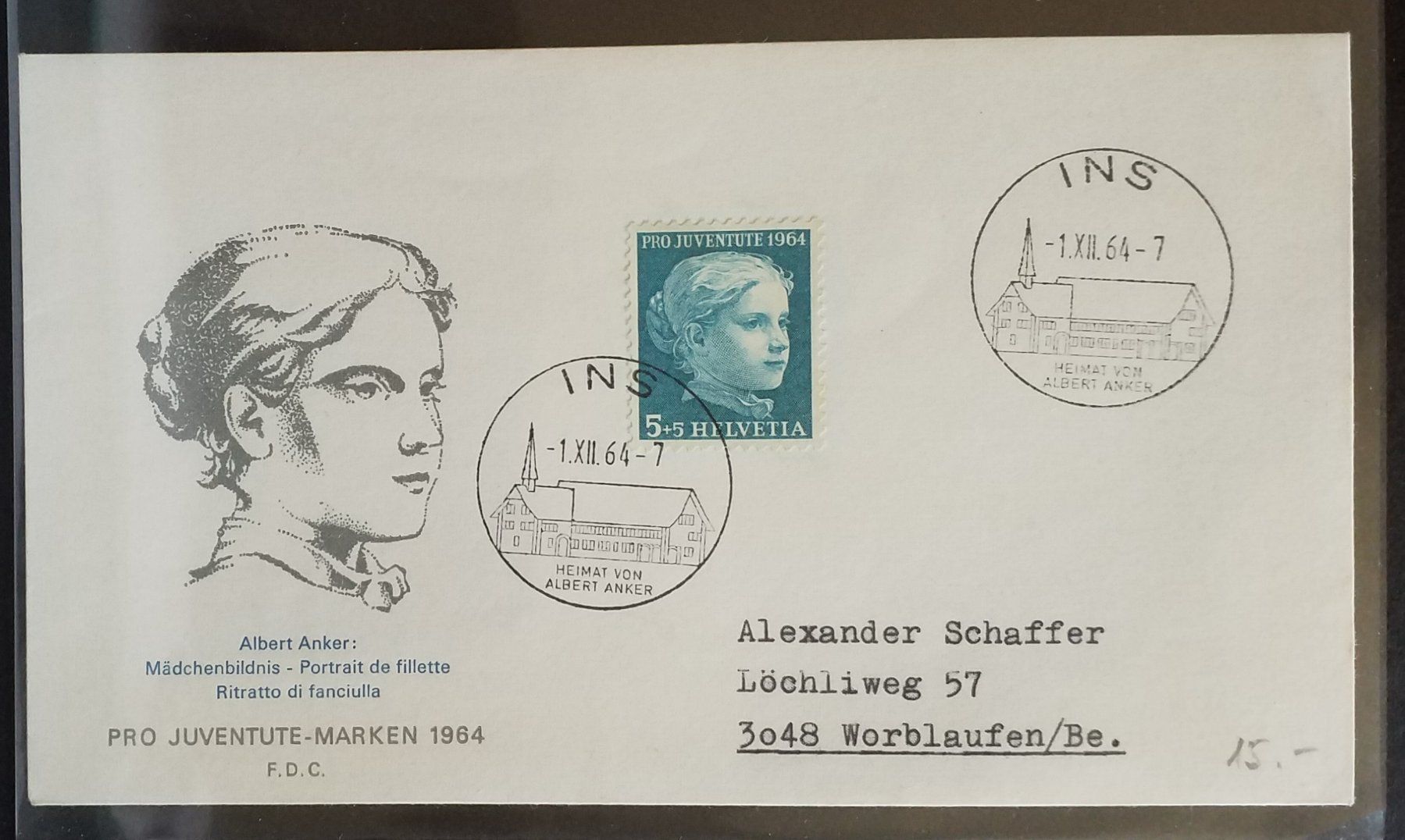 Tutti i francobolli: JB30) 1964, Pro Juventute, FDC, US Format – Nuovo (secondo la descrizione) da Baden venduto da Eggi