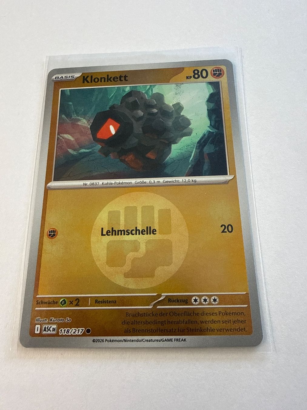 Pokémon Carte collezionabili: Klonkett 118/217  Reverse Holo Deutsch ASC – Nuovo (secondo la descrizione) da bern venduto da Wankdorf_Retro