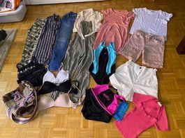 Grosses Kleiderpaket Mädchen Grösse 164 / 170 / S, 20 Teile