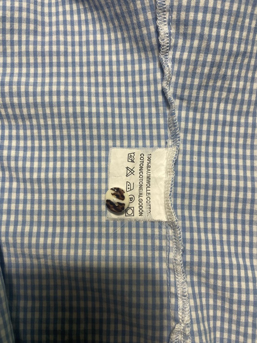 Camicette: Camicia-corsetto cotone a quadri azzurra con lacci👌tgS/M – Nuovo (secondo la descrizione) da Gordevio venduto da LanaZimm 9