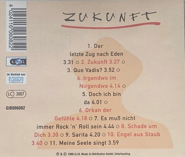 CD: Drafi Deutscher - Zukunft – Usato da Grüningen venduto da azulmarron 1