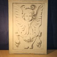 Sakral Antike J. Carot Cherub Zeichnung, Kurs Progressif