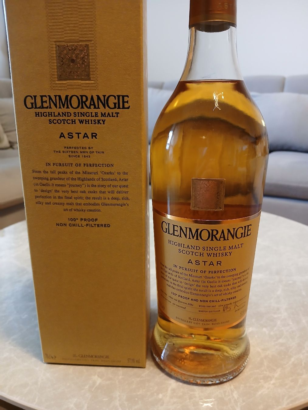 Glenmorangie Spirituosen: Glenmorangie Astar Cask 57,1% , 2008 – Gebraucht aus Kriens von Arthur73