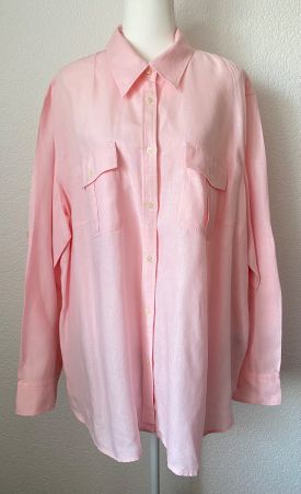 Lauren Ralph Lauren Hemdbluse aus Leinen Grösse 3X - (CH/50)