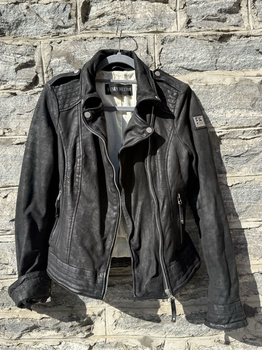 Jacken: Giacca di pelle Freaky Nation – Neu (gemäss Beschreibung) aus Bellinzona von bul_mvy5 1