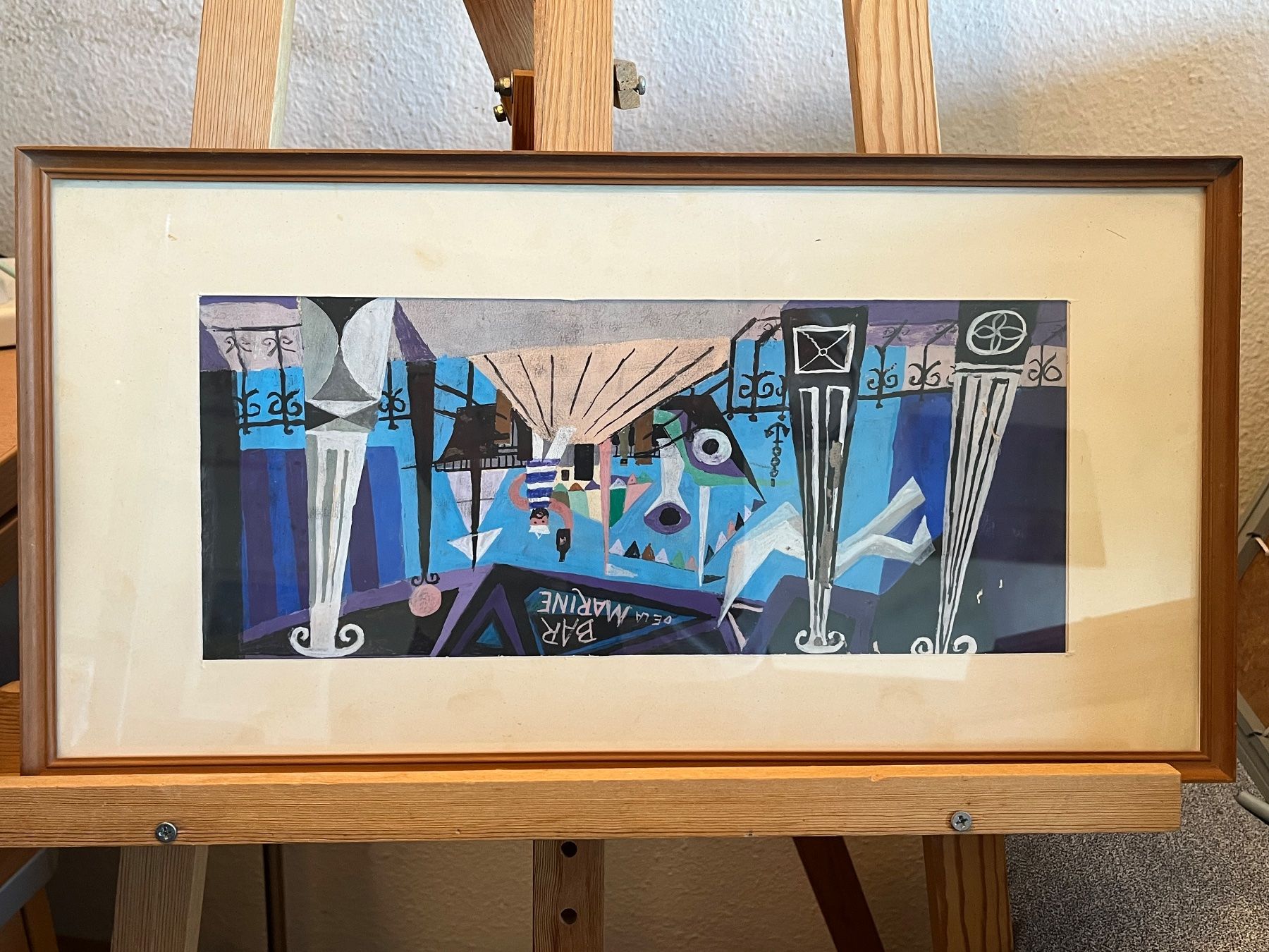 Dipinti: Edwin Ferdinand Grosshardt (schweizerisch, 1901-1960) – Usato da Basel venduto da Kaffee_und_Kunst
