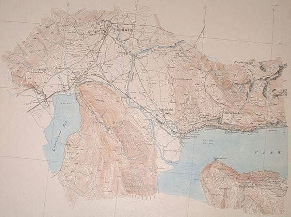 Cartine & Atlanti: Original Gotthardbahn Karten von 1897 – Nuovo (secondo la descrizione) da Goldau venduto da padlmucki 2