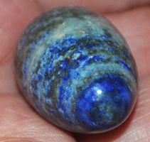 Deko – Heilstein B-14 – Lapislazuli Ei - 30x20mm
