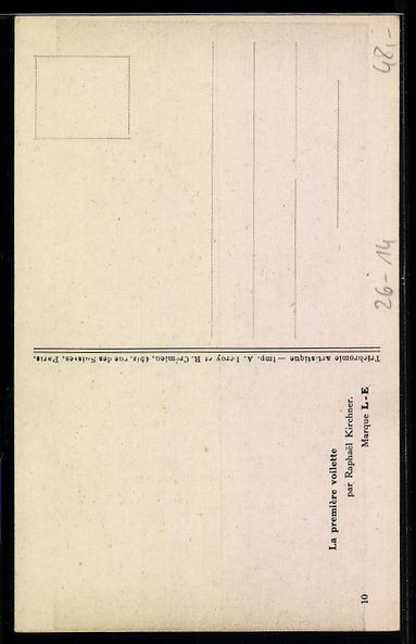 Ansichtskarten: Raphael Kirchner: Hübsche und leicht be – Gebraucht aus Berlin von bartko-reher 1