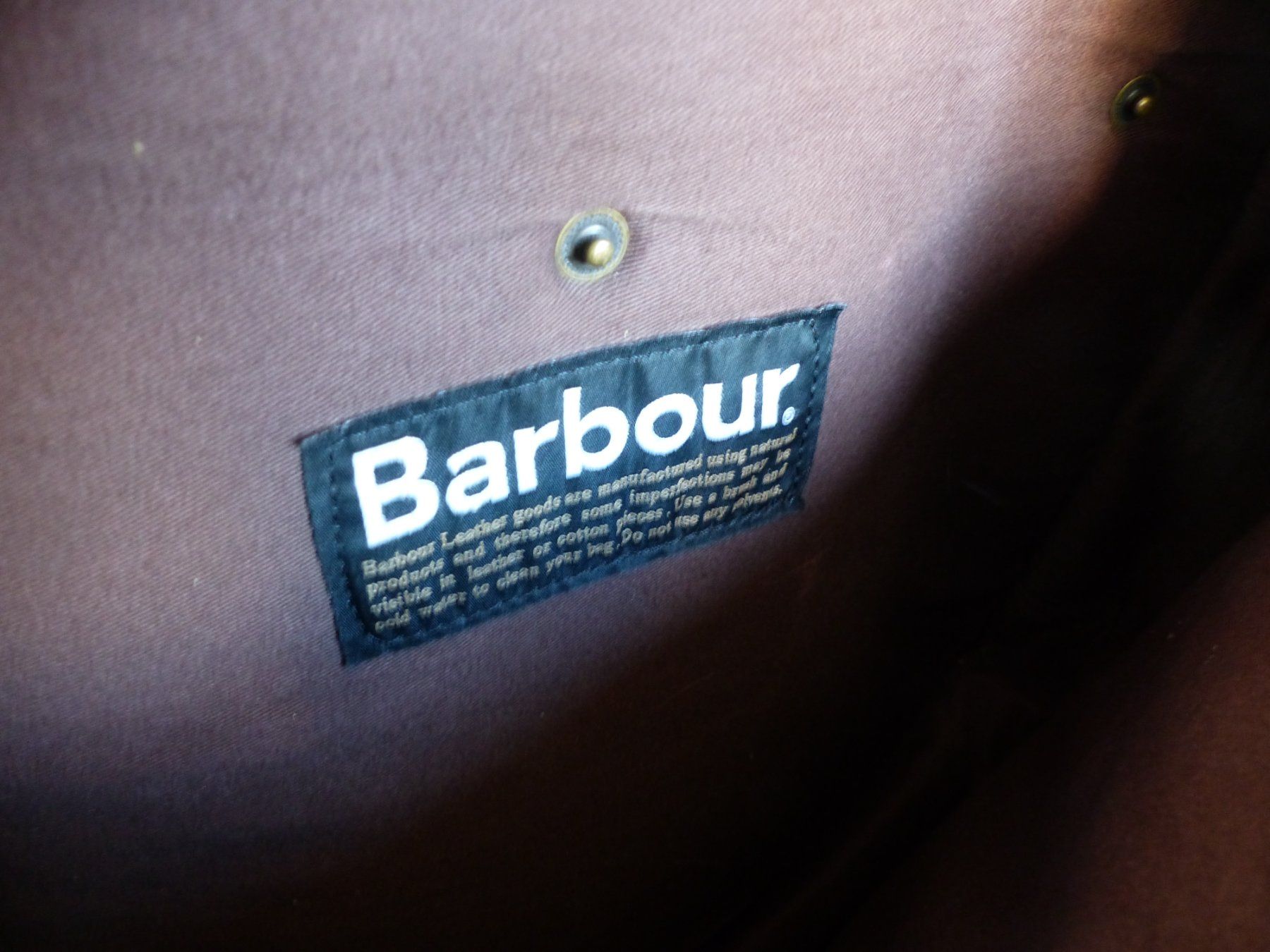 Barbour Borse: Barbour Messenger Baumwolle kariert – Usato da Feldis/Veulden venduto da hoppelhaas 2
