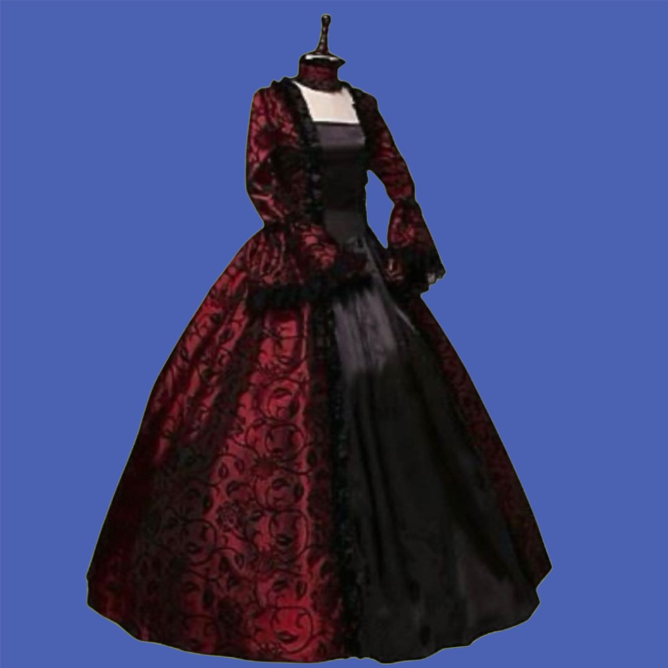 Maschere: Fasnachtskleid, Retro Rokoko Gothic Viktorianisch Kostüm – Nuovo e nell'imballaggio originale da Emmen venduto da dec_gx8d